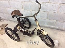 Vintage COLSON Chain Drive Tricycle Original Complete Works Very Good