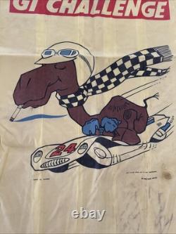 Vintage Camel GT Inflatable Pool Raft Float 70's Racing Joe Camel Cigarettes