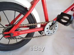 Vintage Cargo Front Load Childs Tricycle Red/White