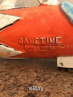 Vintage Carnival Rocket Bomb Ride Saddle Mate Circus Sideshow Rare Ride On