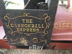 Vintage Casey Jones Cannonball Express With RARE Frontier Railroad Wagon Garton Co