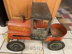 Vintage Casey Jones No. 9 Cannonball Express Pedal Car & Parts Outdoor Toy USA