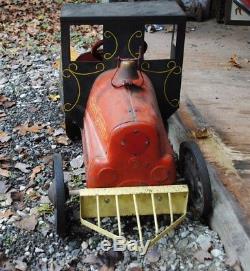 Vintage Casey Jones No. 9 Peddle Car/train Great Graphics Pick Up Only
