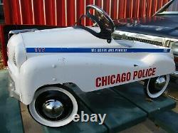 Vintage Chicago Police Pedal Car