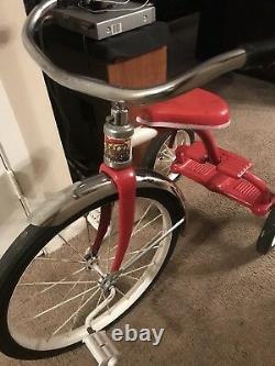 Vintage Child's Amc 1960s Big Wheel Tricycle