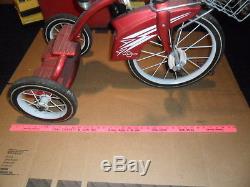 Vintage Child's Amc 1960s Big Wheel Tricycle With Basket