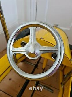 Vintage Children's Classic Harry Pedal Car Yellow Great Gizmos Brum