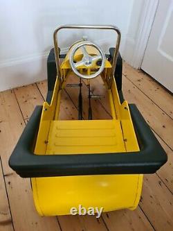 Vintage Children's Classic Harry Pedal Car Yellow Great Gizmos Brum