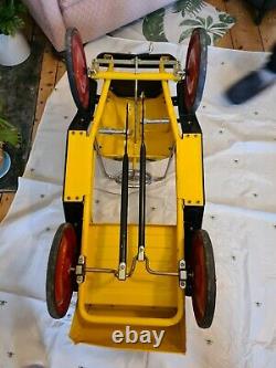 Vintage Children's Classic Harry Pedal Car Yellow Great Gizmos Brum