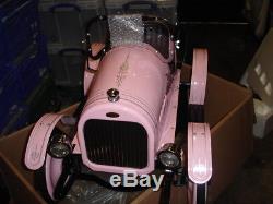 Vintage Children's Ford Model T Roadster In Pink New Pedal Car