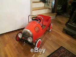 Vintage Children's Steel Jalopy A & P Advertising Pedal Car Great Condition