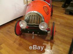 Vintage Children's Steel Jalopy A & P Advertising Pedal Car Great Condition