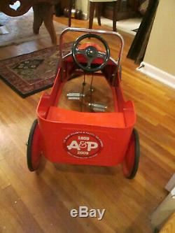 Vintage Children's Steel Jalopy A & P Advertising Pedal Car Great Condition