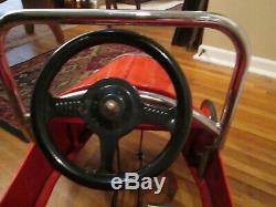 Vintage Children's Steel Jalopy A & P Advertising Pedal Car Great Condition