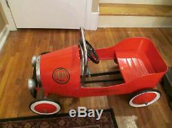 Vintage Children's Steel Jalopy A & P Advertising Pedal Car Great Condition