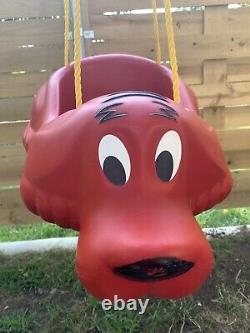 Vintage Clifford The Big Red Dog Swing! Swing Set Child Swing n Slide Look