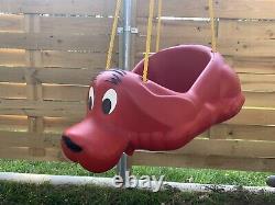 Vintage Clifford The Big Red Dog Swing! Swing Set Child Swing n Slide Look