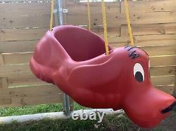 Vintage Clifford The Big Red Dog Swing! Swing Set Child Swing n Slide Look