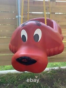 Vintage Clifford The Big Red Dog Swing! Swing Set Child Swing n Slide Look