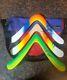 Vintage Colorado Boomerangs Set Of (3) Wood Boomerangs Jim Mayfield With Case
