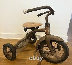 Vintage Colson Tricycle Unrestored 1940s Clipper Wheels Elyria USA