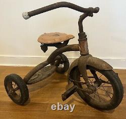 Vintage Colson Tricycle Unrestored 1940s Clipper Wheels Elyria USA