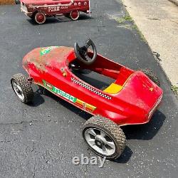 Vintage Comet Turbo Racer pedal Car Children Toy