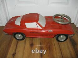 Vintage Corvette Sting Ray 427 Turbo Jet Dealer Promo Kiddie Ride-On Toy Car