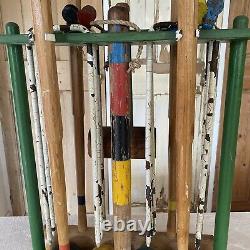 Vintage Croquet Set Outdoor Games Family