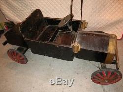 Vintage Custom Antique Soap Box Derby Car All Original