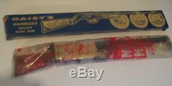 Vintage Daisys Harmless Rocket Dart Toy Gun New Old Stock Sealed in Box paper