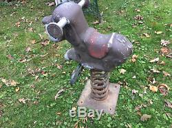 Vintage Dog Playground Cast Aluminum Spring Ride Toy Quality Industries MI