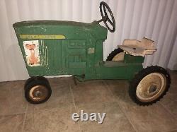 Vintage ERTL John Deere 20 Pedal Tractor D-65 Rare Original 1965