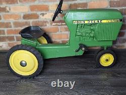 Vintage ERTL John Deere Pedal Tractor with Trailer RARE # 520 ORIGINAL Pedal Car