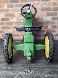 Vintage ERTL John Deere Pedal Tractor with Trailer RARE # 520 ORIGINAL Pedal Car