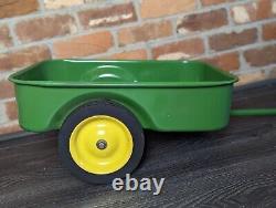 Vintage ERTL John Deere Pedal Tractor with Trailer RARE # 520 ORIGINAL Pedal Car