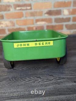 Vintage ERTL John Deere Pedal Tractor with Trailer RARE # 520 ORIGINAL Pedal Car