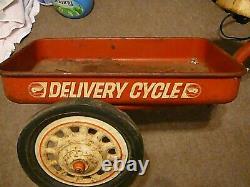 Vintage Early 1940-1950's Original Garton Delivery Cycle Ride-On Tricycle