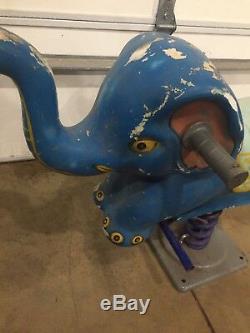 Vintage Elephant Ride On Toy Spring Bouncer Rider