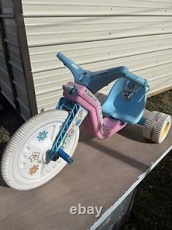 Vintage Empire Big Wheel Power Puff Pink, Flowers Made In USA