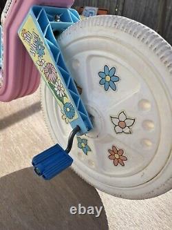Vintage Empire Big Wheel Power Puff Pink, Flowers Made In USA