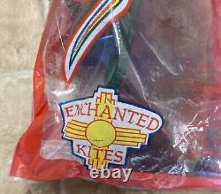 Vintage Enchanted Kites Rainbow Dragon Lite 25' Tail Made In USA