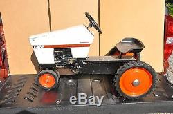 Vintage Ertl Case White and Black Pedal Tractor