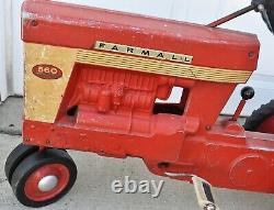 Vintage Eska Farmall 560 Pedal Tractor