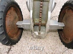 Vintage Eska IH Farmall Mid Size M High Post Closed Grill Pedal Tractor RARE