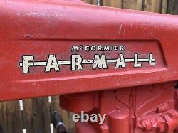 Vintage Eska McCormick Farmall 400 Pedal Tractor All Original And Working