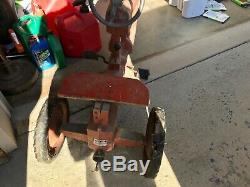 Vintage Eska tractor pedal car for parts or restoration