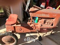 Vintage Eska tractor pedal car for parts or restoration