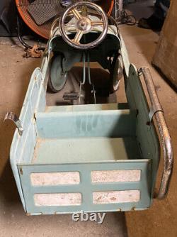 Vintage Estate Wagon Metal Pedal Car