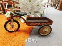 Vintage FLYING O DELIVERY Tricycle